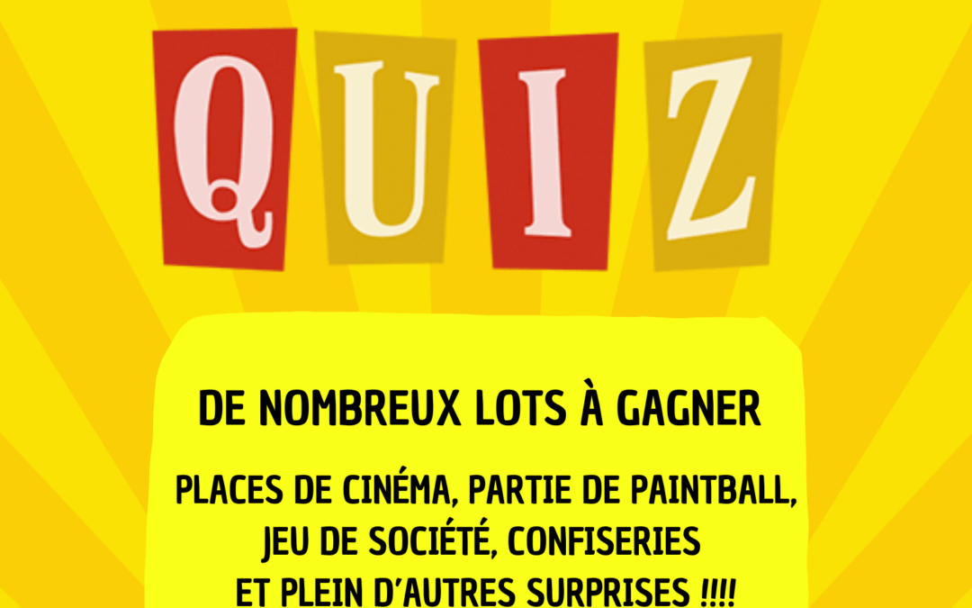 Il est de retour…Le Grand Quiz